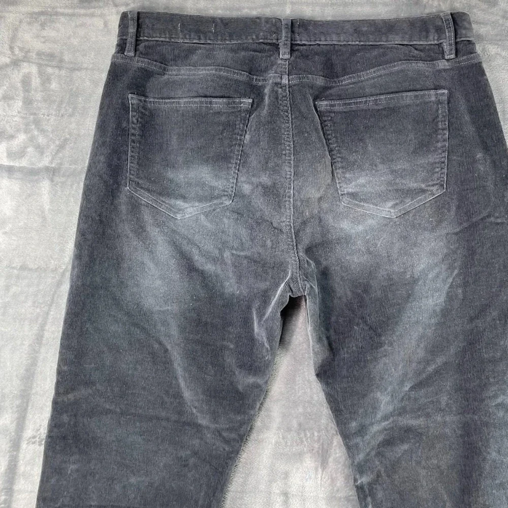 Flint and Tinder Corduroy Pants HB Athletic Tapered Fit Charcoal Gray Mens 36x32